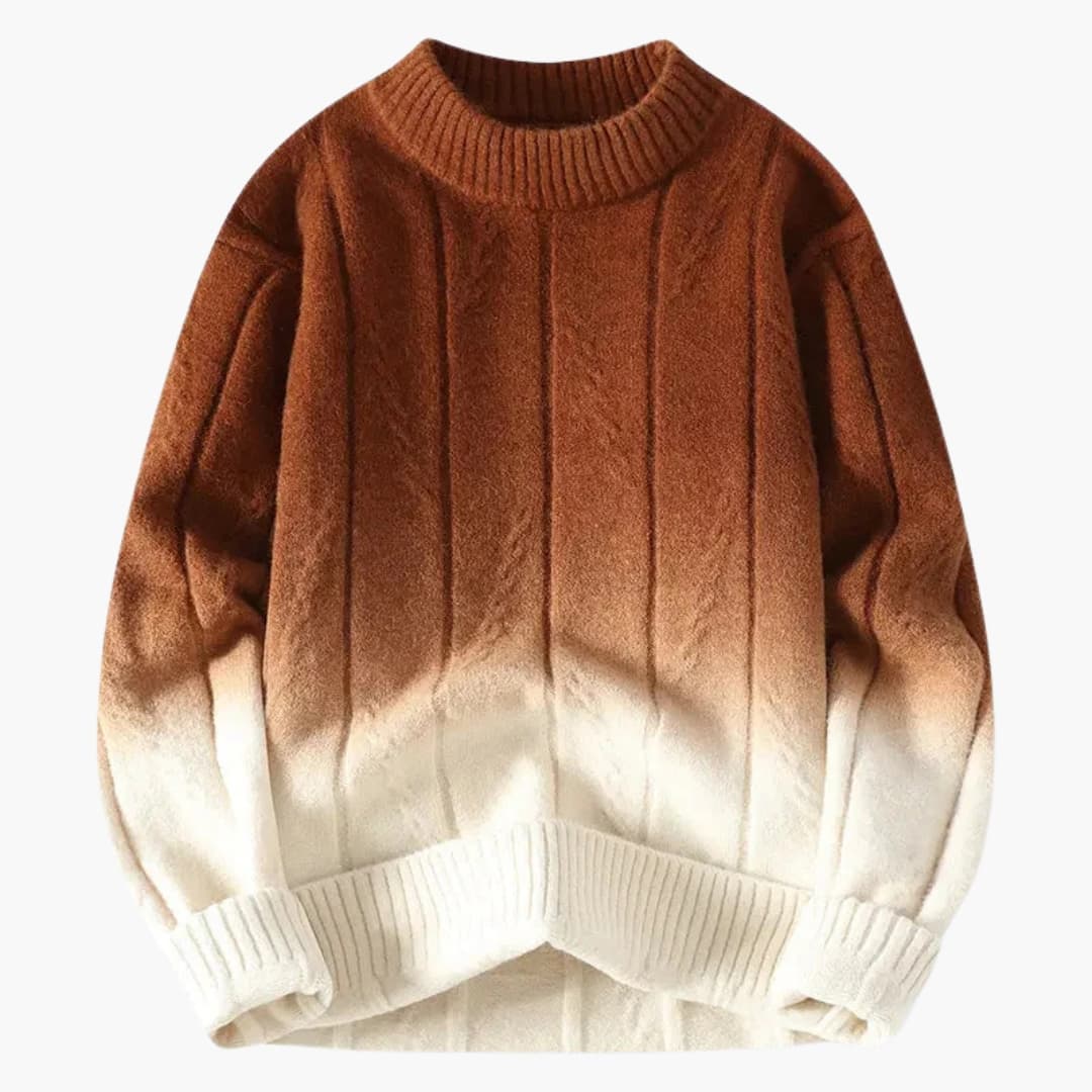 Classic Crew Neck Colorful Sweater - Olytrend