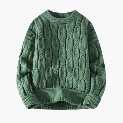Classic Crew Neck Wool Sweater