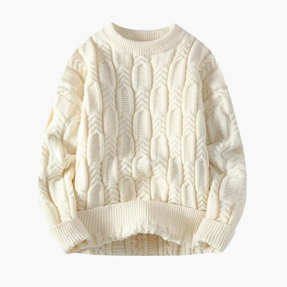 Classic Crew Neck Wool Sweater