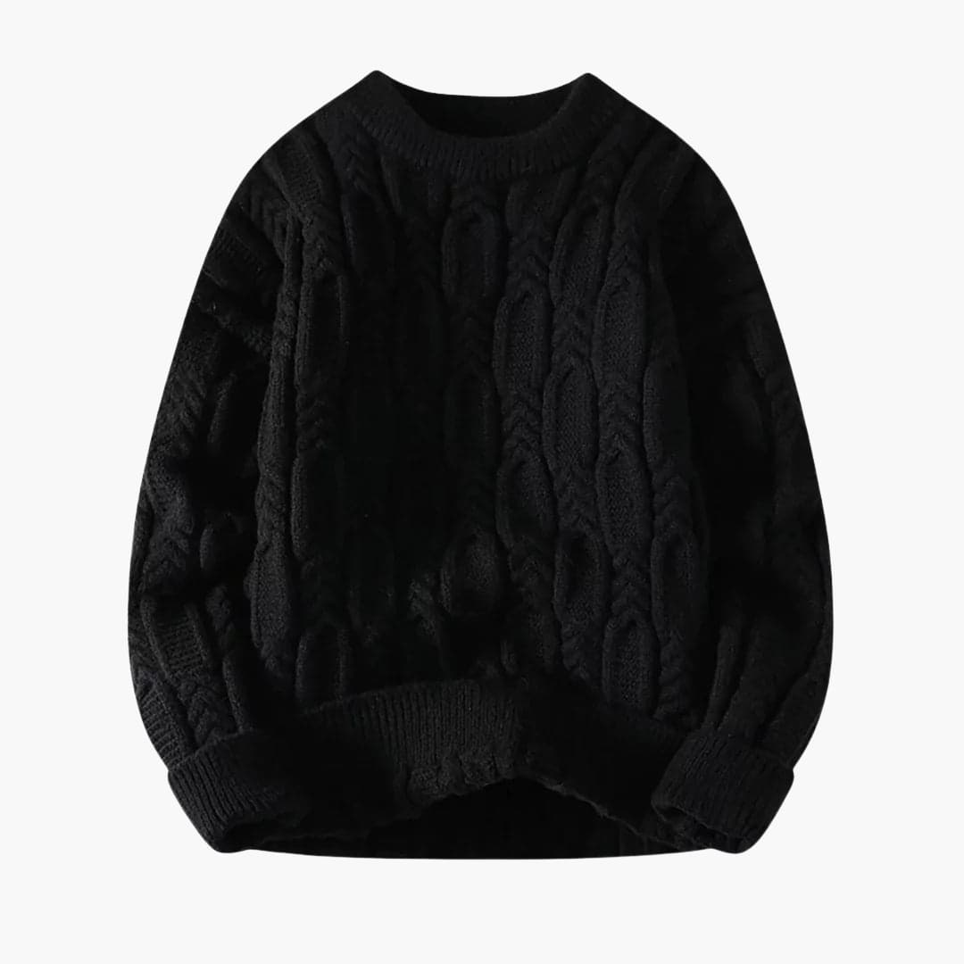 Classic Crew Neck Wool Sweater
