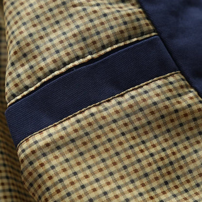 Classic Waterproof Mens Long Coat with Pockets