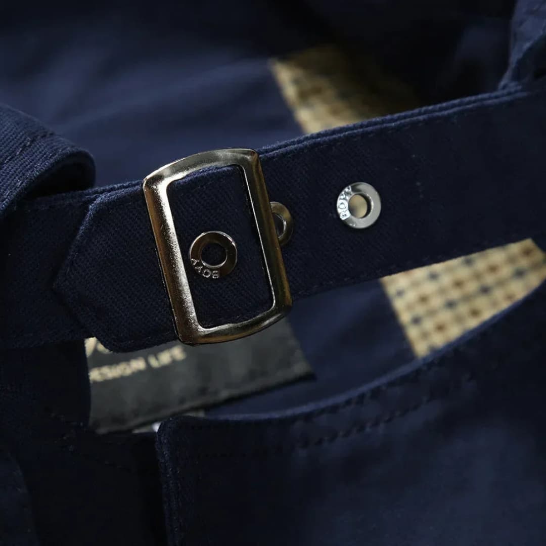 Classic Waterproof Mens Long Coat with Pockets