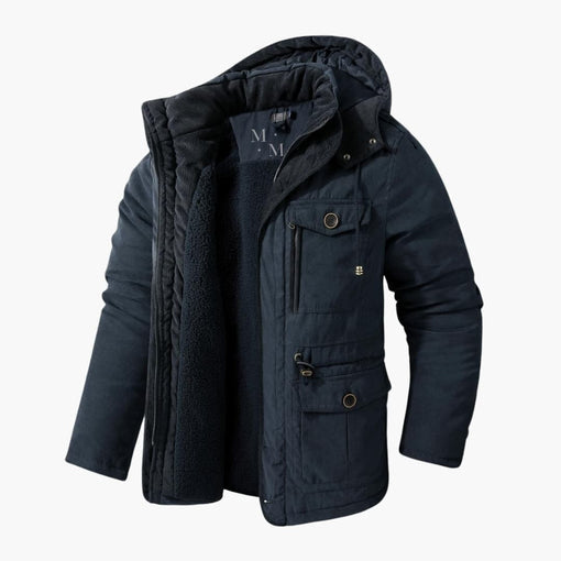 Warm Waterproof Hooded Coat for Men