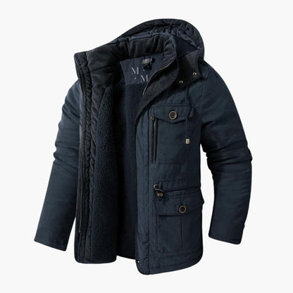 Warm Waterproof Hooded Coat for Men