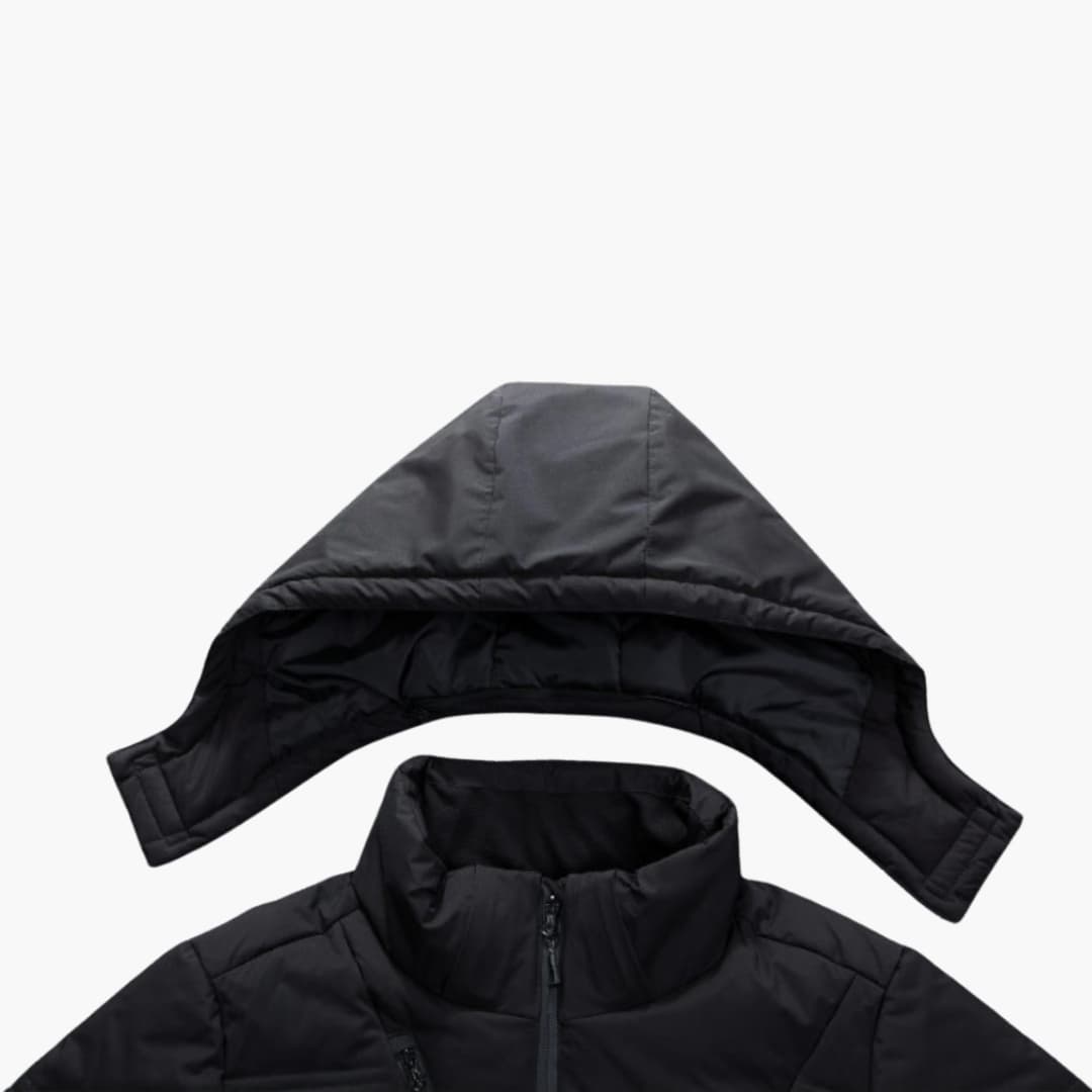 Warm Insulated Mens Parka Jacket with Hood