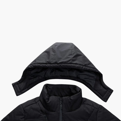 Warm Insulated Mens Parka Jacket with Hood