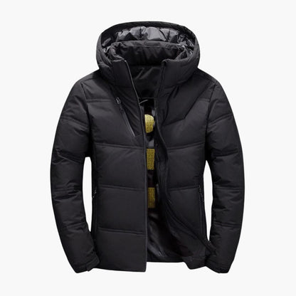 Warm Insulated Mens Parka Jacket with Hood