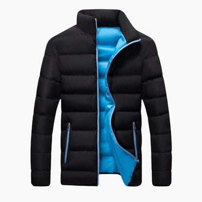 Warm Waterproof Men's Parka with Zip Pockets