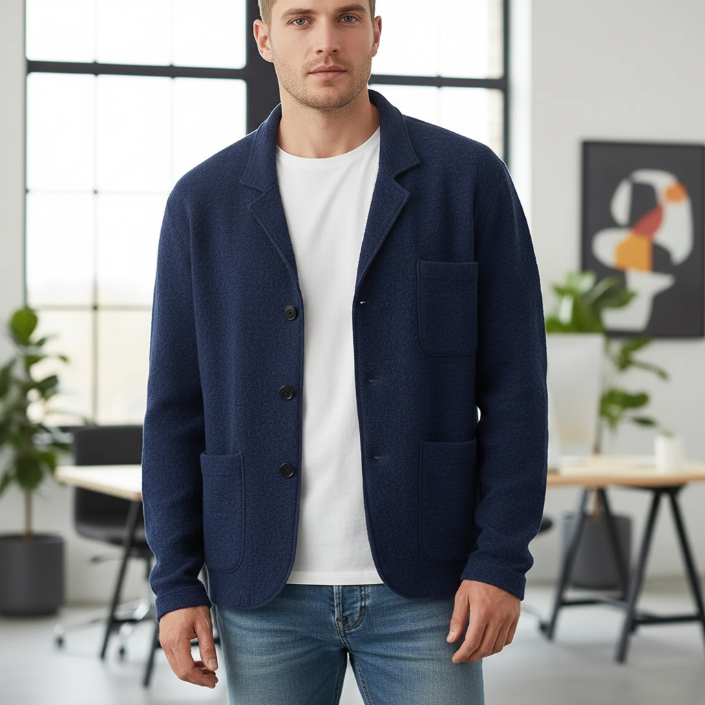 Classic Mens Knit Sweater - Pexav