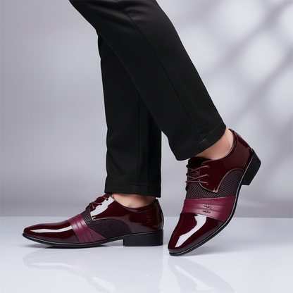 Classic Mens Oxfords Leather Shoes - Pexav