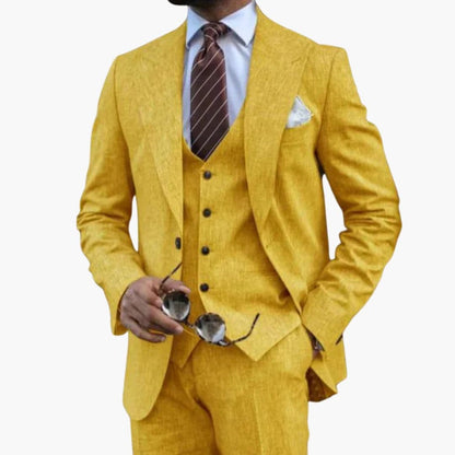 Classic Fit 3-Piece Business Suit