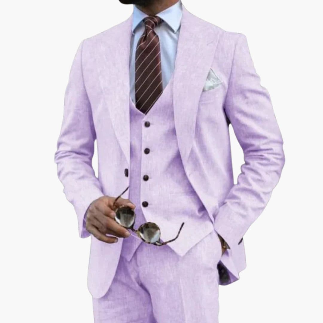 Classic Fit 3-Piece Business Suit