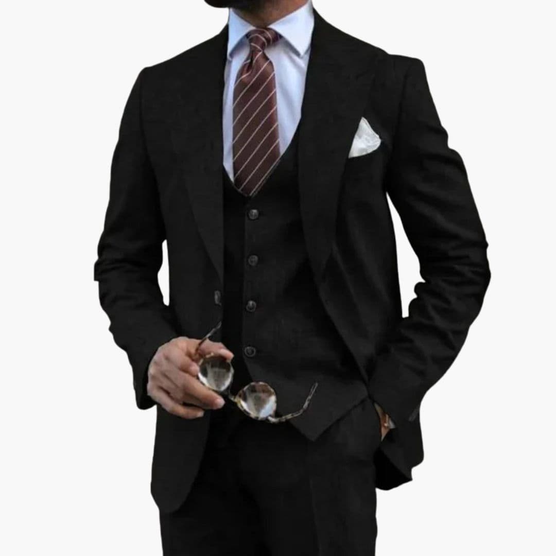 Classic Fit 3-Piece Business Suit