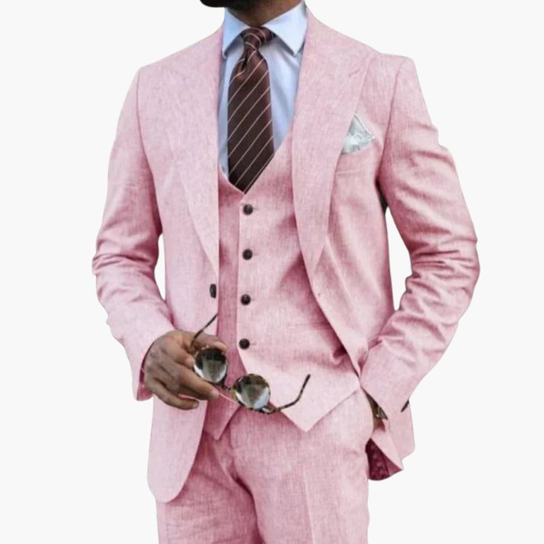 Classic Fit 3-Piece Business Suit