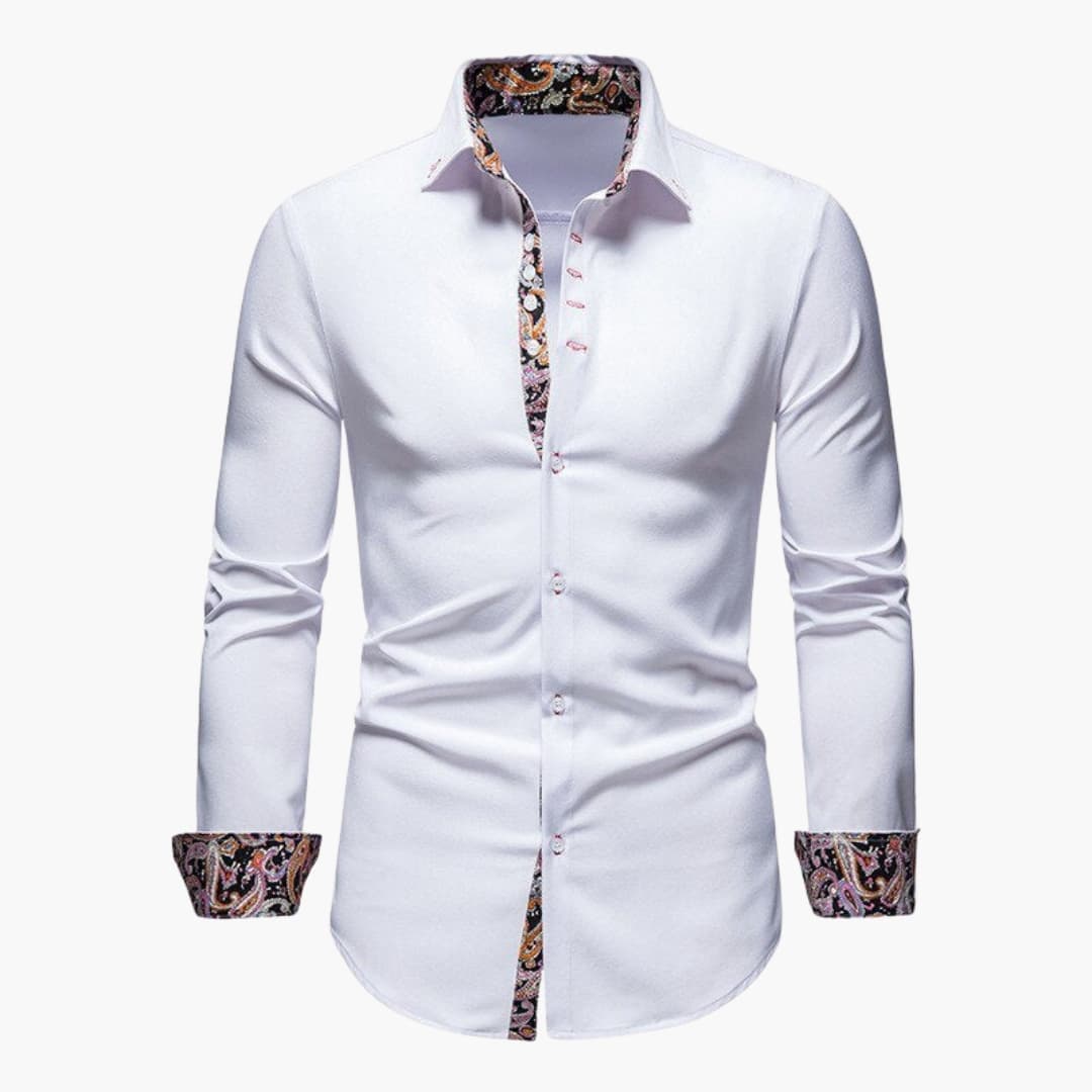 Classic Casual Button Down Dress Shirt - Olytrend