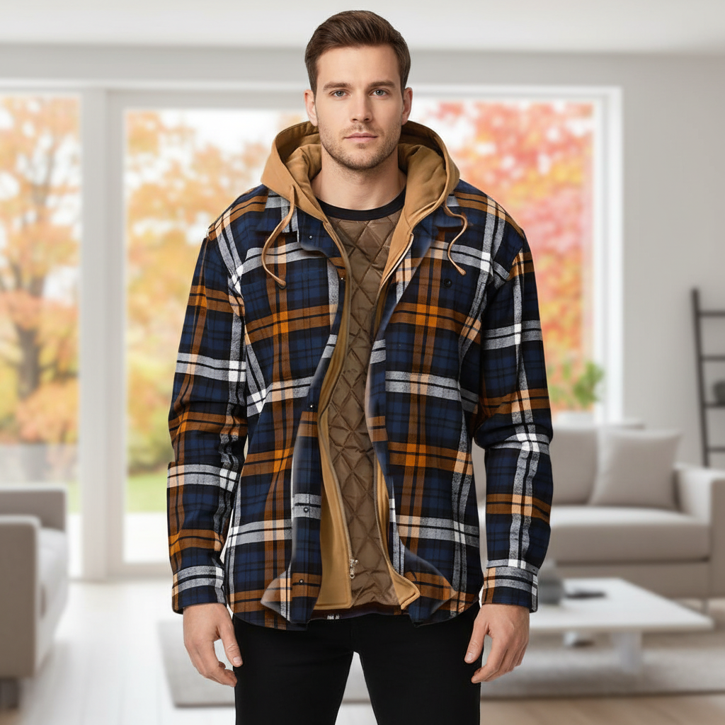 Waterproof Hooded Mens Coat - Pexav