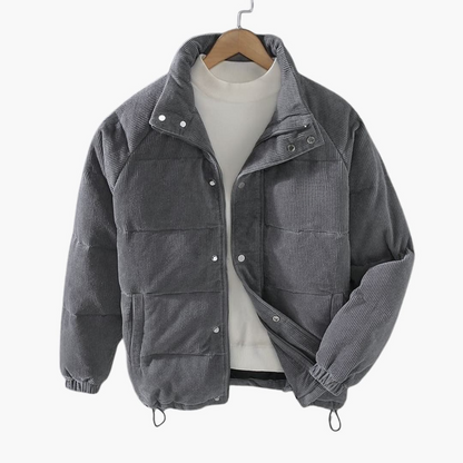Rugged Mens Button Snap Jacket