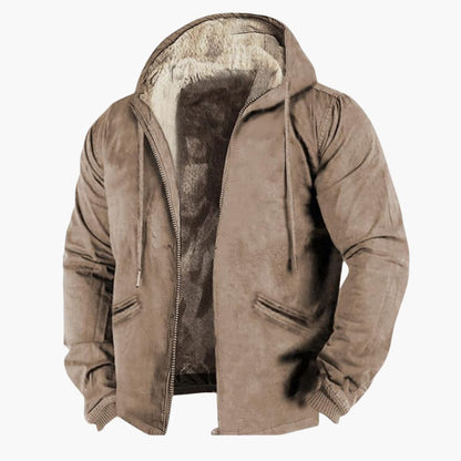 Warm Water Resistant Men's Zip Up Hoodie Jacket - Olytrend