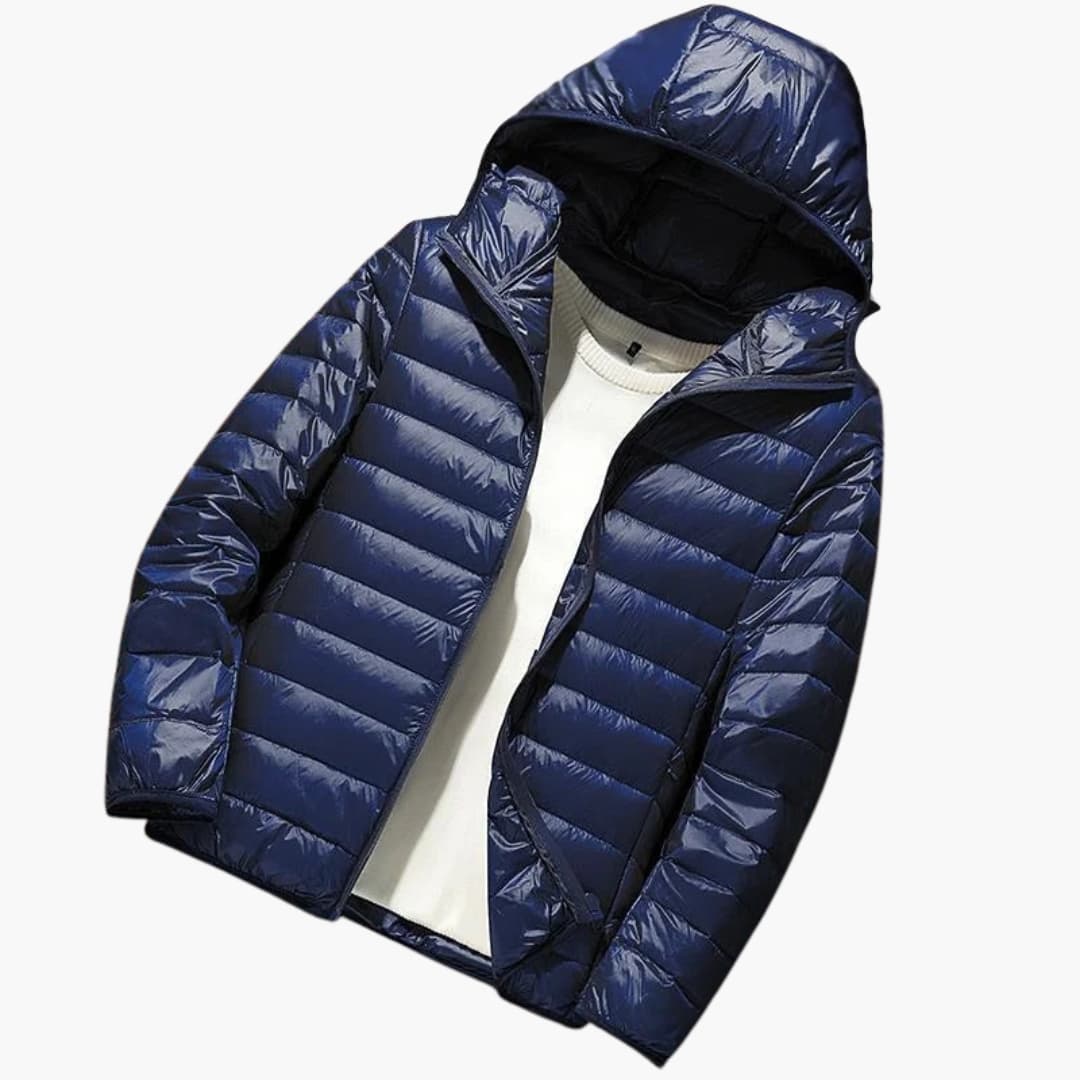 Men's Hooded Long Sleeve Parka Jacket