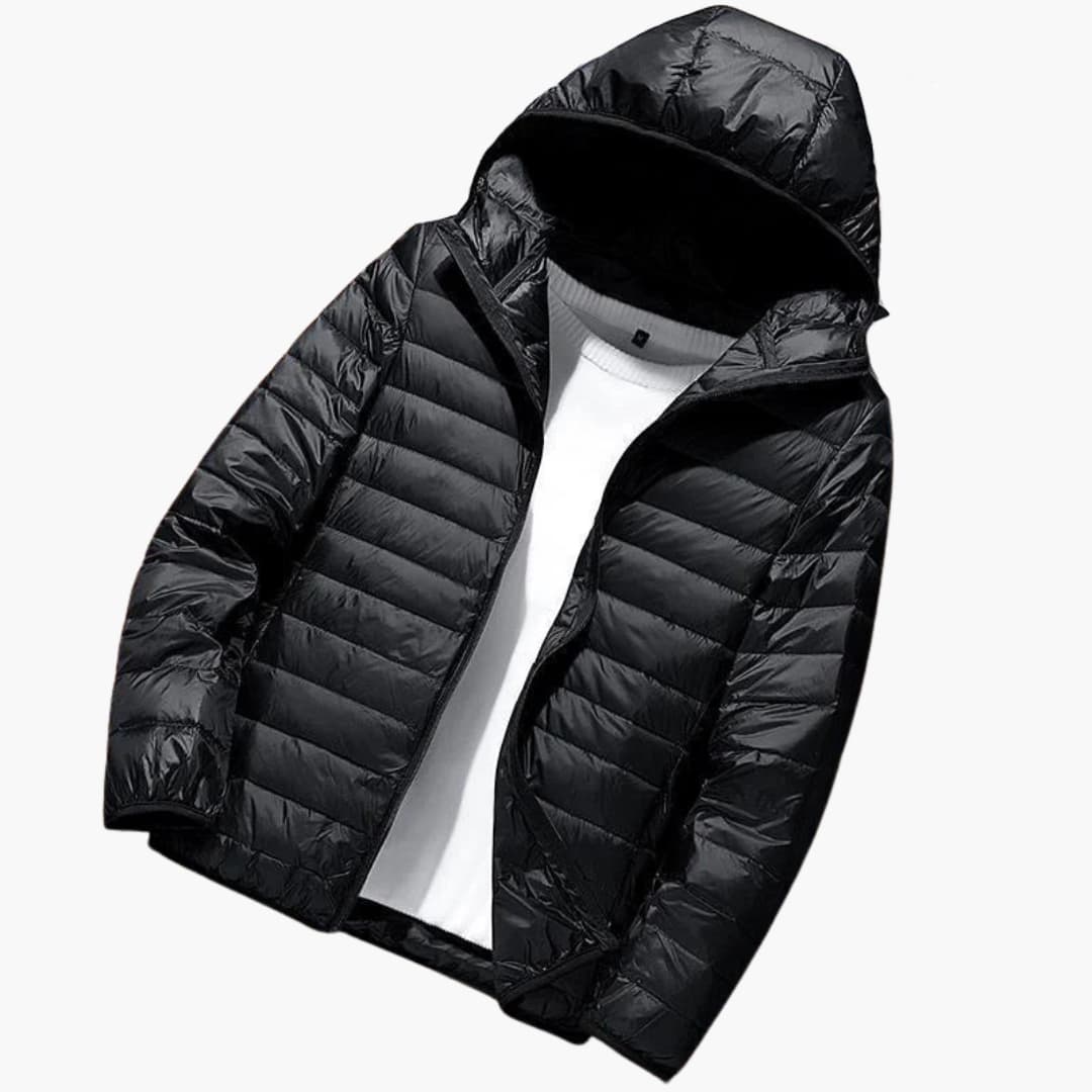 Men's Hooded Long Sleeve Parka Jacket