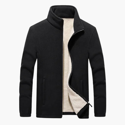 Waterproof Zip Up Men's Jacket with Pockets