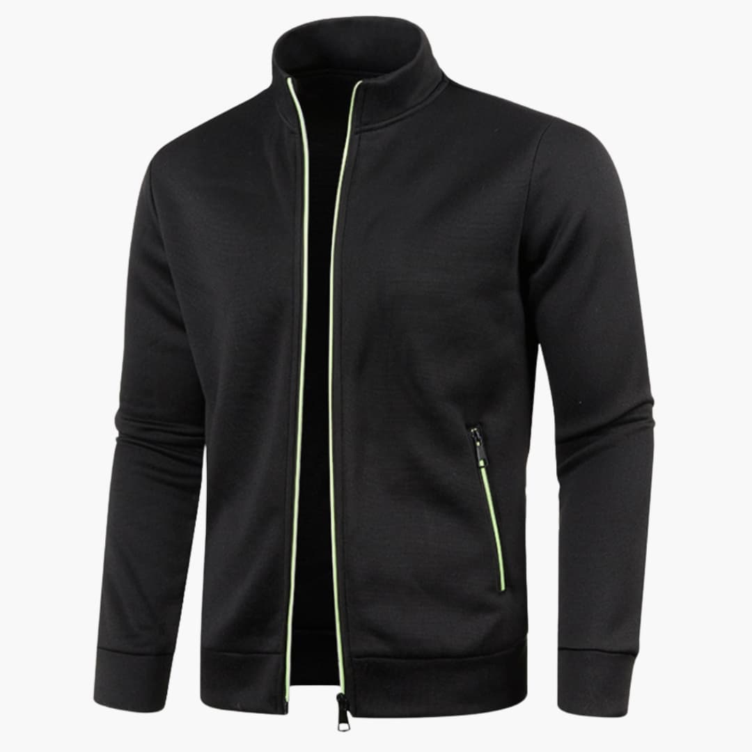 Waterproof Men's Parka with Zip Pockets - Olytrend