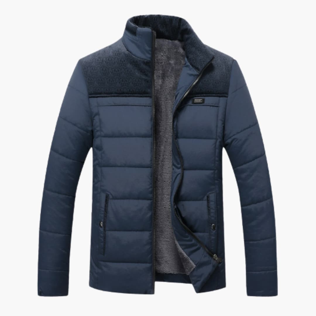 Warm Padded Men's Quilted Jacket