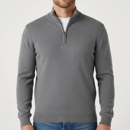 Herrenpullover Mit Reißverschluss -  Leonard