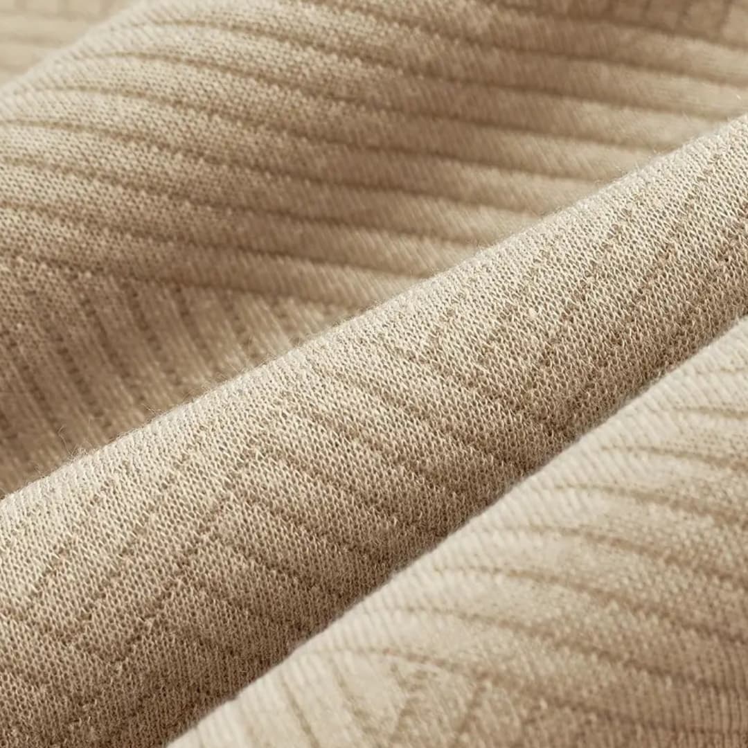 Men's Zip Neck Pullover Sweater