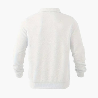 Men's Zip Neck Pullover Sweater