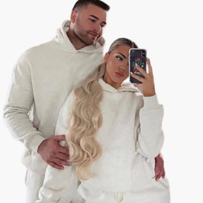 Men's Athletic Hooded Sweat Suit Set