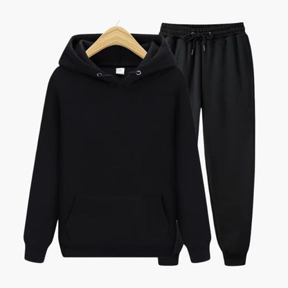 Men's Athletic Hooded Sweat Suit Set