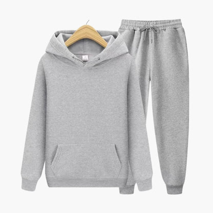 Men's Athletic Hooded Sweat Suit Set