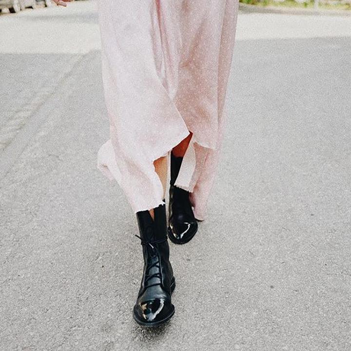 Chic Cozy Leather Ankle Boots