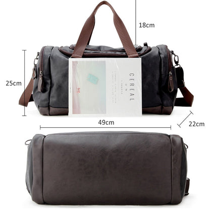 Classic Travel Duffel Bag with Shoulder Strap