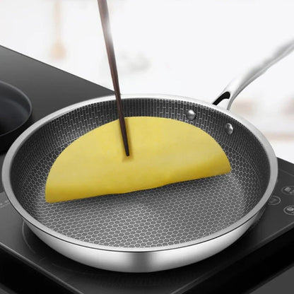 Easy Clean Non Stick Stainless Steel Fry Pan