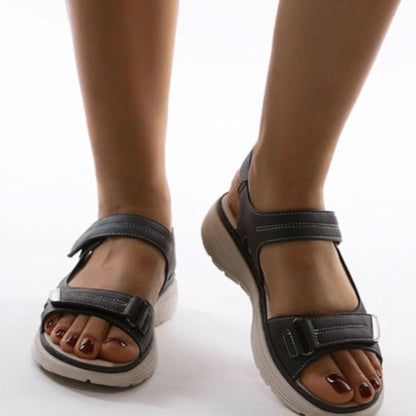 Zara - Elevated Buckle Slide Sandals