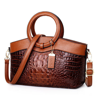 Classic Ladies Genuine Leather Handbag - Olytrend