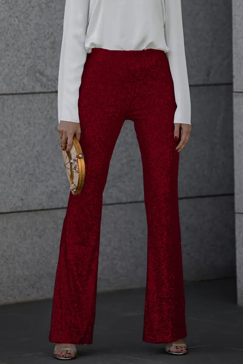 Comfortable Wide Leg Women's Trousers - Classic Fit