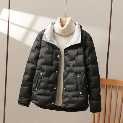 Warm Padded Down Coat | Casual Fit Quilted Jacket