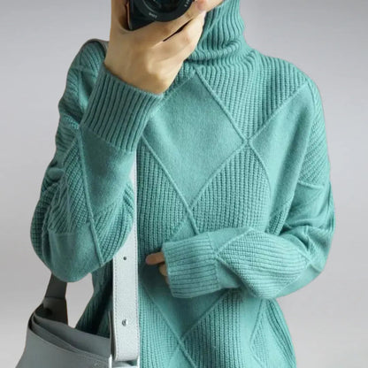 Warm Crew Neck Women's Sweater – Soft Relaxed Fit