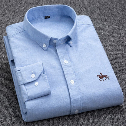 Comfortable Mens Long Sleeve Cotton Shirt
