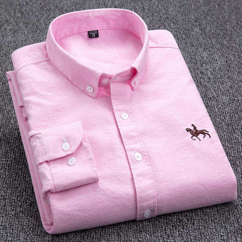 Comfortable Mens Long Sleeve Cotton Shirt