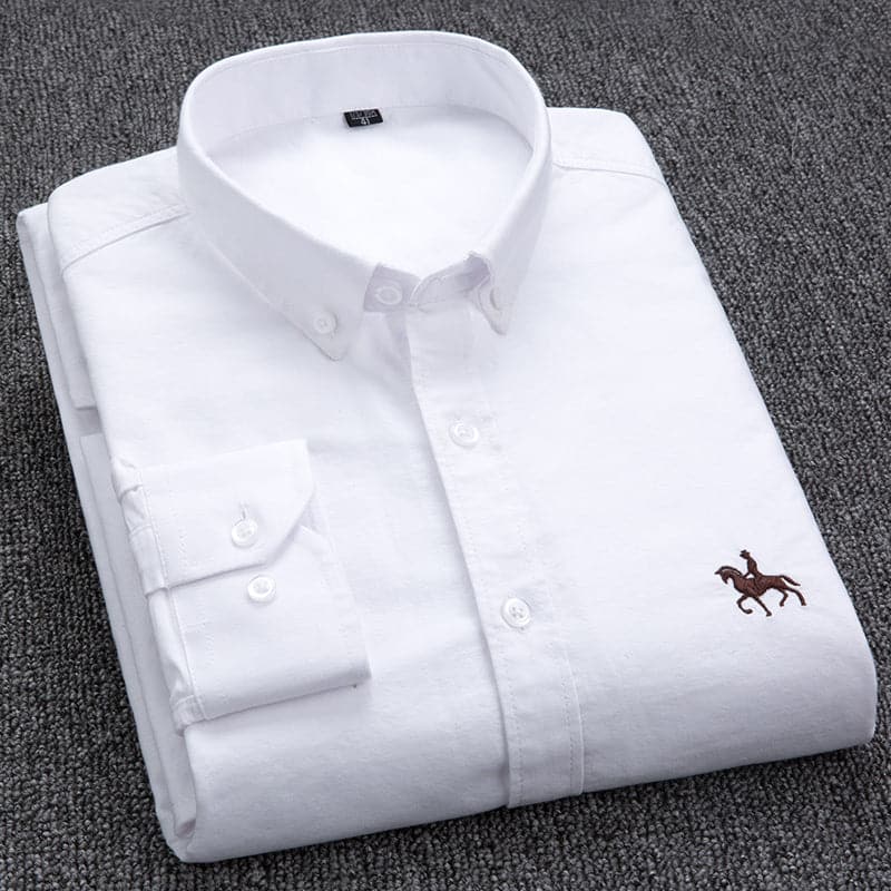 Comfortable Mens Long Sleeve Cotton Shirt - Nocini