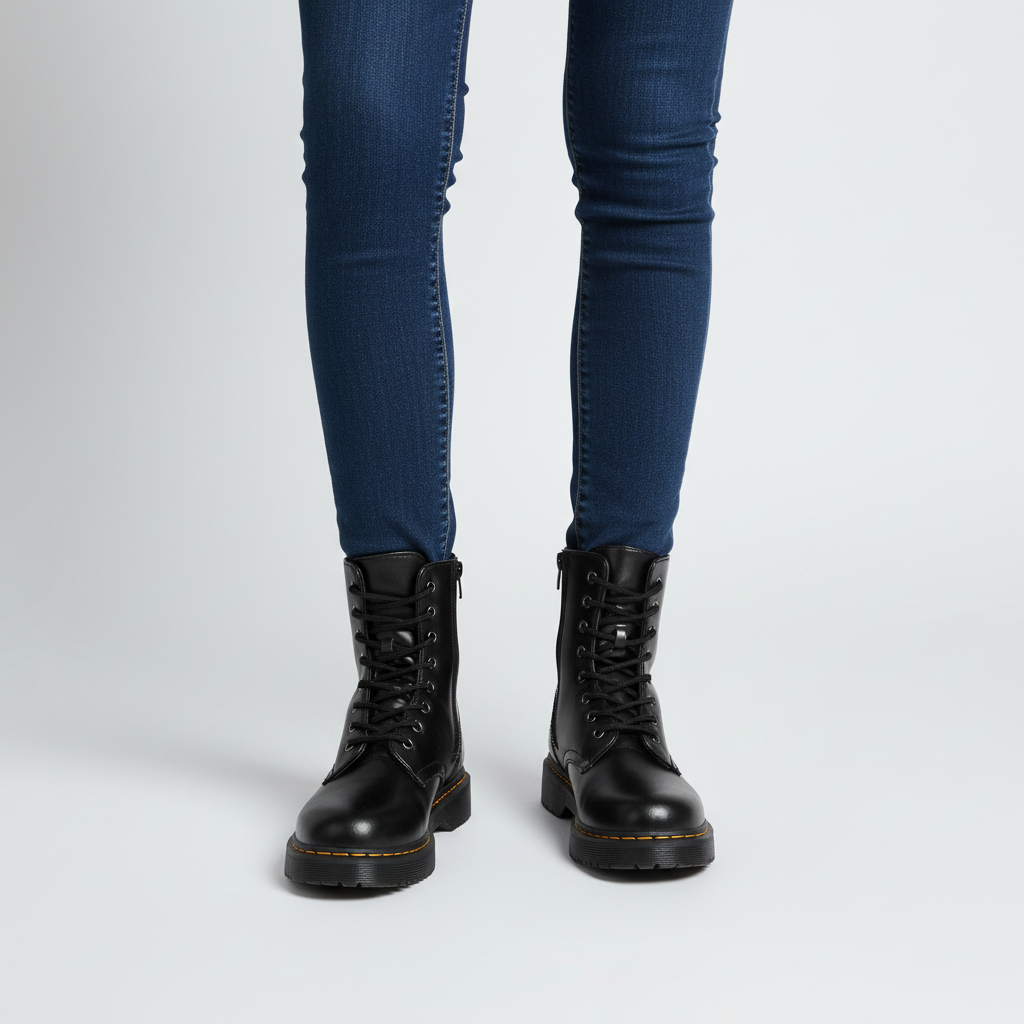 Hochwertige Lederstiefel - Julia