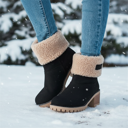Warm Waterproof Annette Snow Boots - Pexav