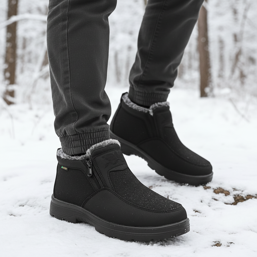 Warm Waterproof Winter Boots - Rafael - Pexav