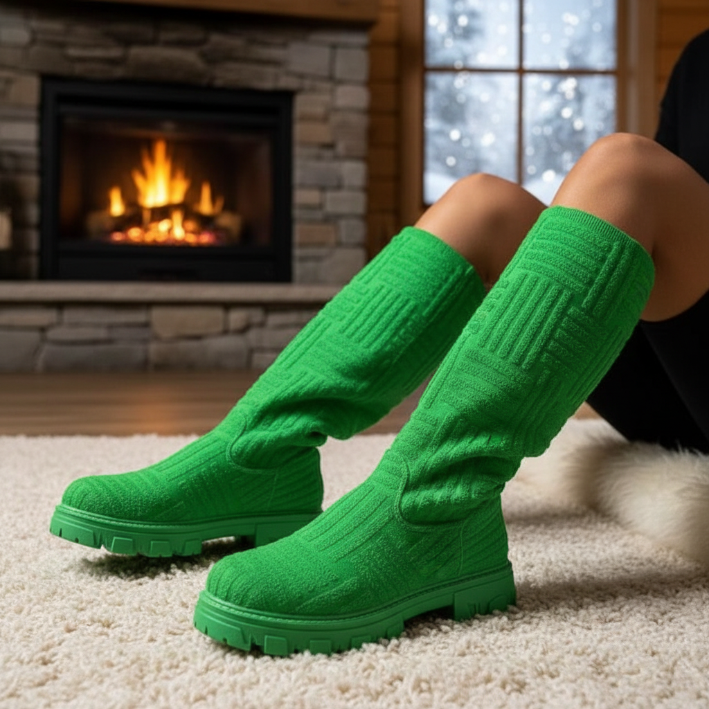 Warm Waterproof Snow Boots Helena - Pexav