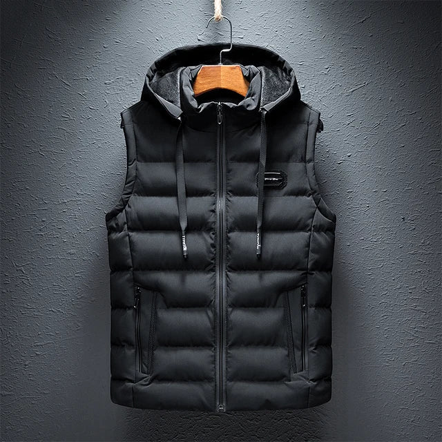 Warm Men's Quilted Puffer Vest Jacket - Nocini