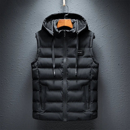 Warm Men's Quilted Puffer Vest Jacket - Nocini